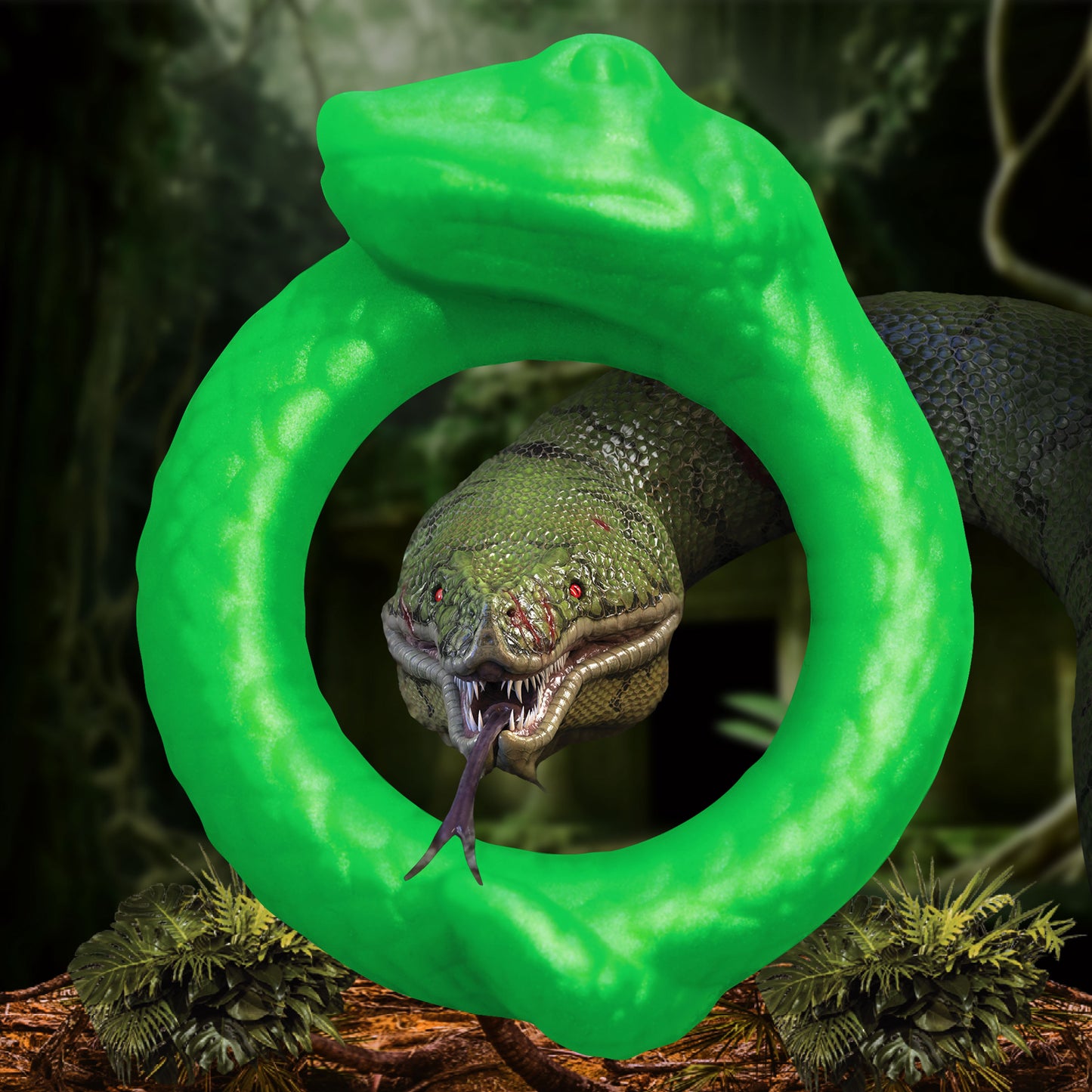 Creature Cocks Serpentine C-ring Grn