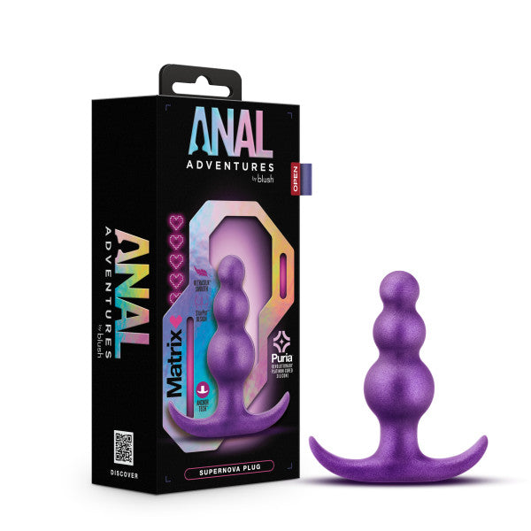 Blush Anal Adventures Matrix Supernova Plug - Purple