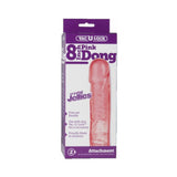 Vac-U-Lock 8" Crystal Jellies Dong - Pink