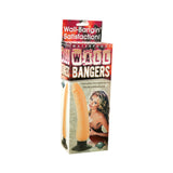 Waterproof Wall Bangers Beige Vibrating Dildo