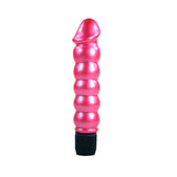 Pearl Sheen Ribbed Vibrator