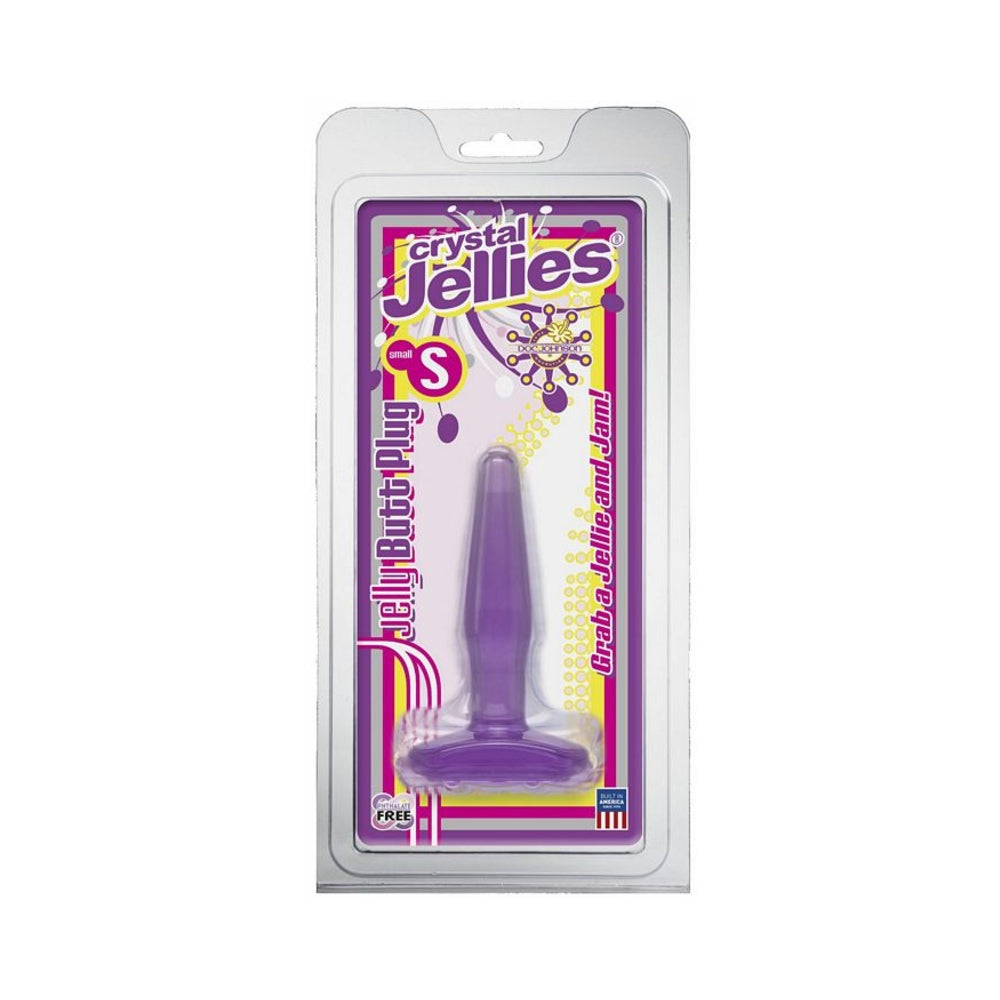 Crystal Jellies Butt Plug Purple Small