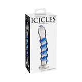 Icicles No 5 Glass Dong 7 Inches Clear