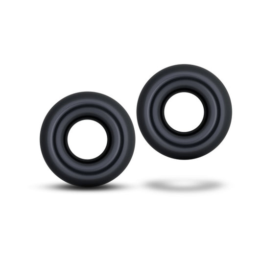Donut Rings Oversized Black