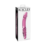 Icicles No 57 Glass Double Dildo Pink