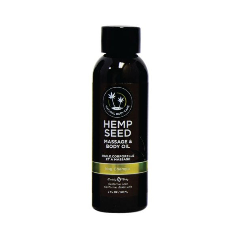 Earthly Body Massage & Body Oil - 2 oz Nag Champa