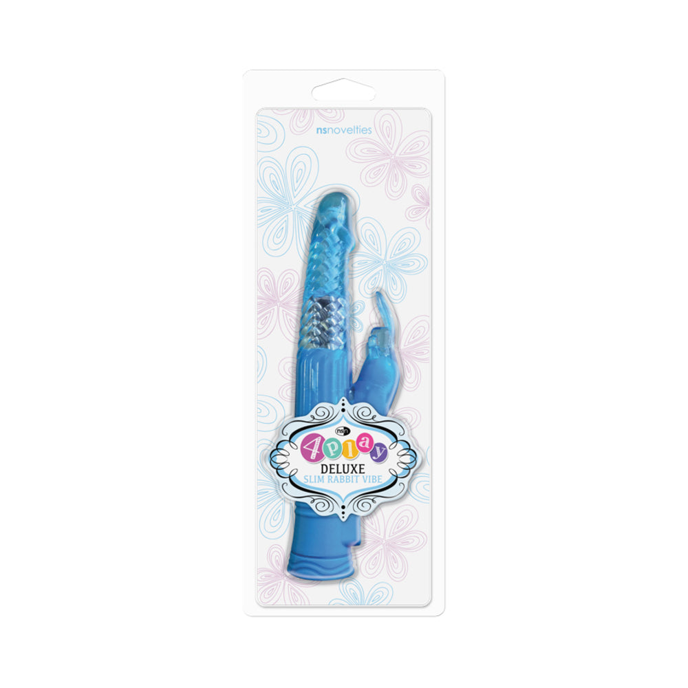 4Play Deluxe Slim Rabbit Vibe - Blue