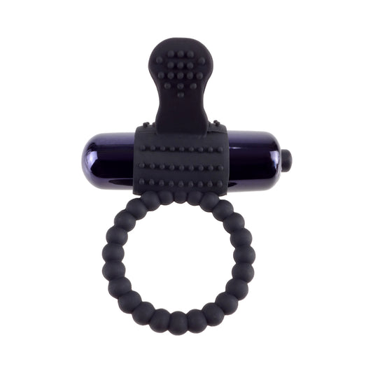 Fantasy C-Ringz Vibrating Silicone Super Ring Black