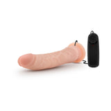Dr. Skin - 8.5 Inch Vibrating Realistic Cock With Suction Cup - Mocha