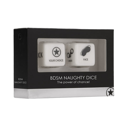 Ouch! Bdsm Naughty Dice - Black