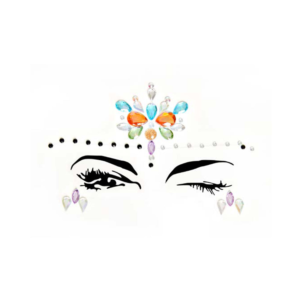 Calypso Adh Face Jewels Sticker (6pk)