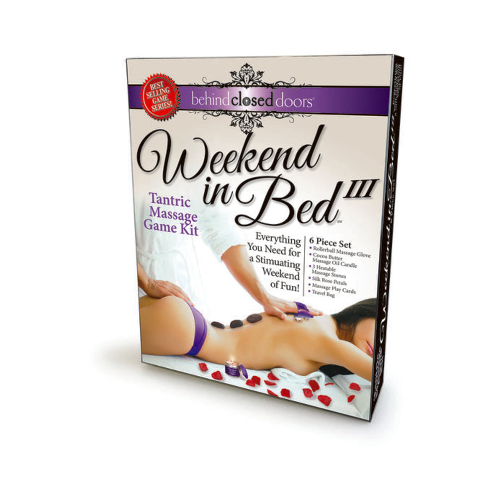 Weekend In Bed, Tantric Massage Kit