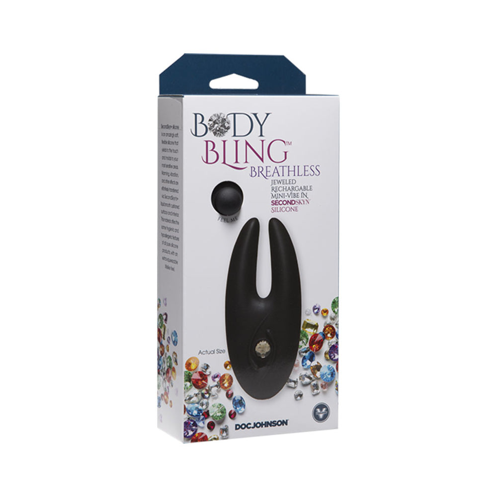 Body Bling - Clit Cuddler Mini-Vibe in Second Skin Silicone - Silver