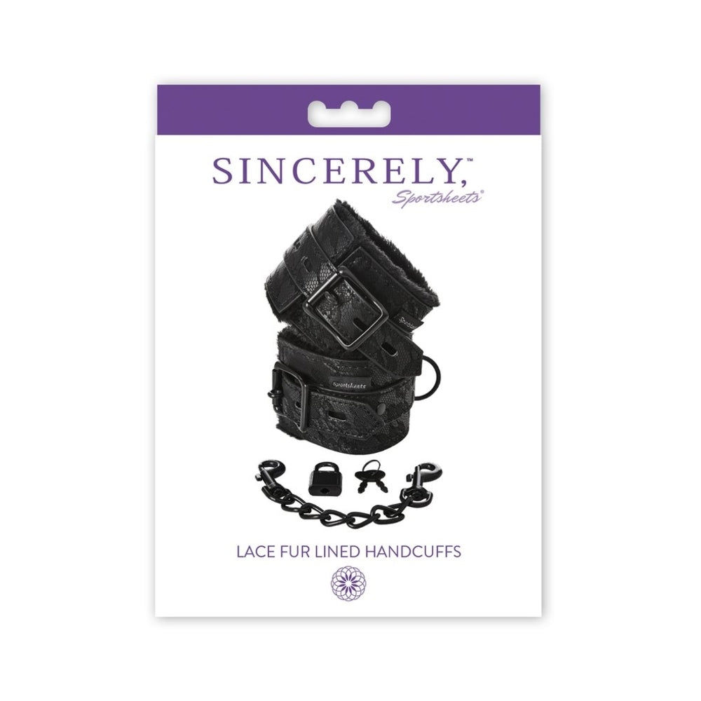 Sincerely, Ss Lace Fur Lined Handcuffs