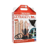 Vac-U-Lock Vibrating Ultraskyn Couples Set with Remote - Beige