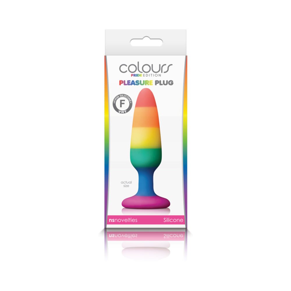 Colours Pride Edition Pleasure Plug Small - Rainbow