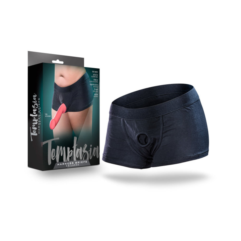 Temptasia Panty Harness Briefs 5XL Black