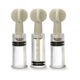Temptasia - Clit And Nipple Twist Suckers - Set Of 3 - Clear