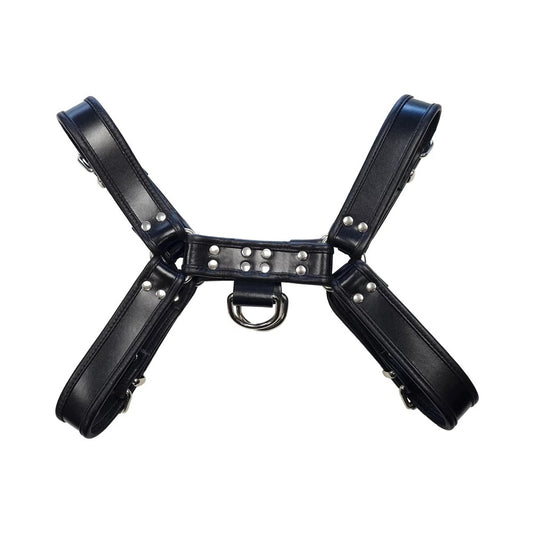 O.t.h Leather Harness - Black Size Extra Large