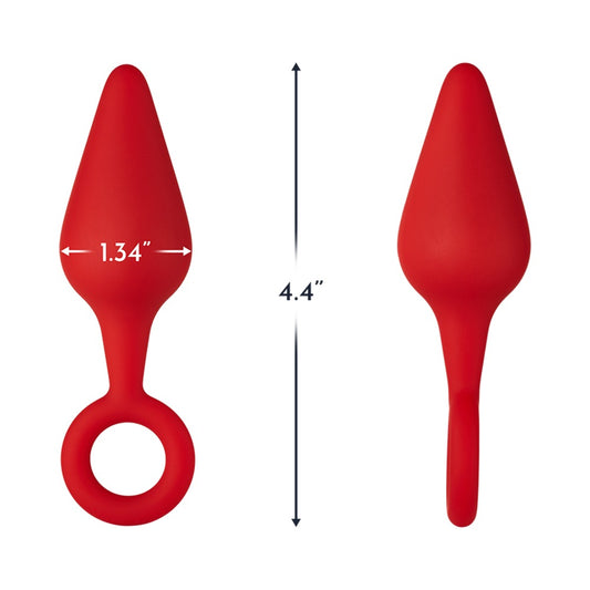 Forto F-10: Silicone Plug W/ Pull Ring Med