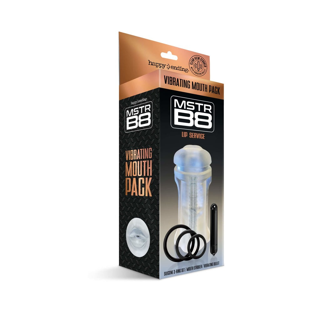 Happy Ending Mstr B8 Vibrating Oral Pack - Lip Service