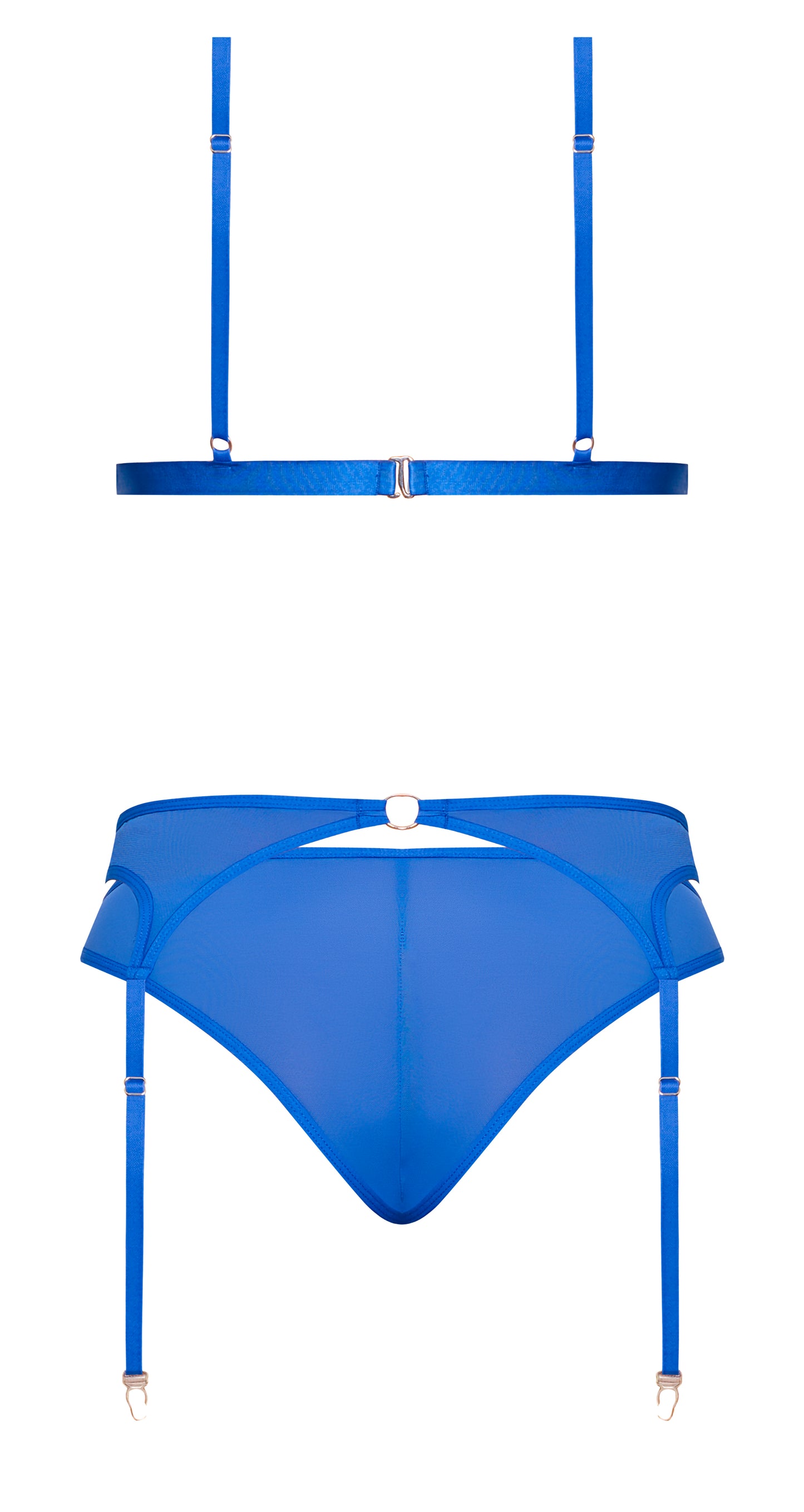 MS Sassy Bra, Garter&Rouched Pty Cob L/X