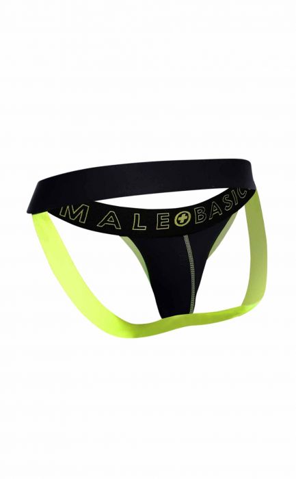 Male Basics Neon Jockstrap Neon Yellow LG