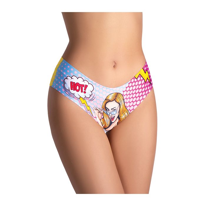Comics Hot Girl Printed Slip XL