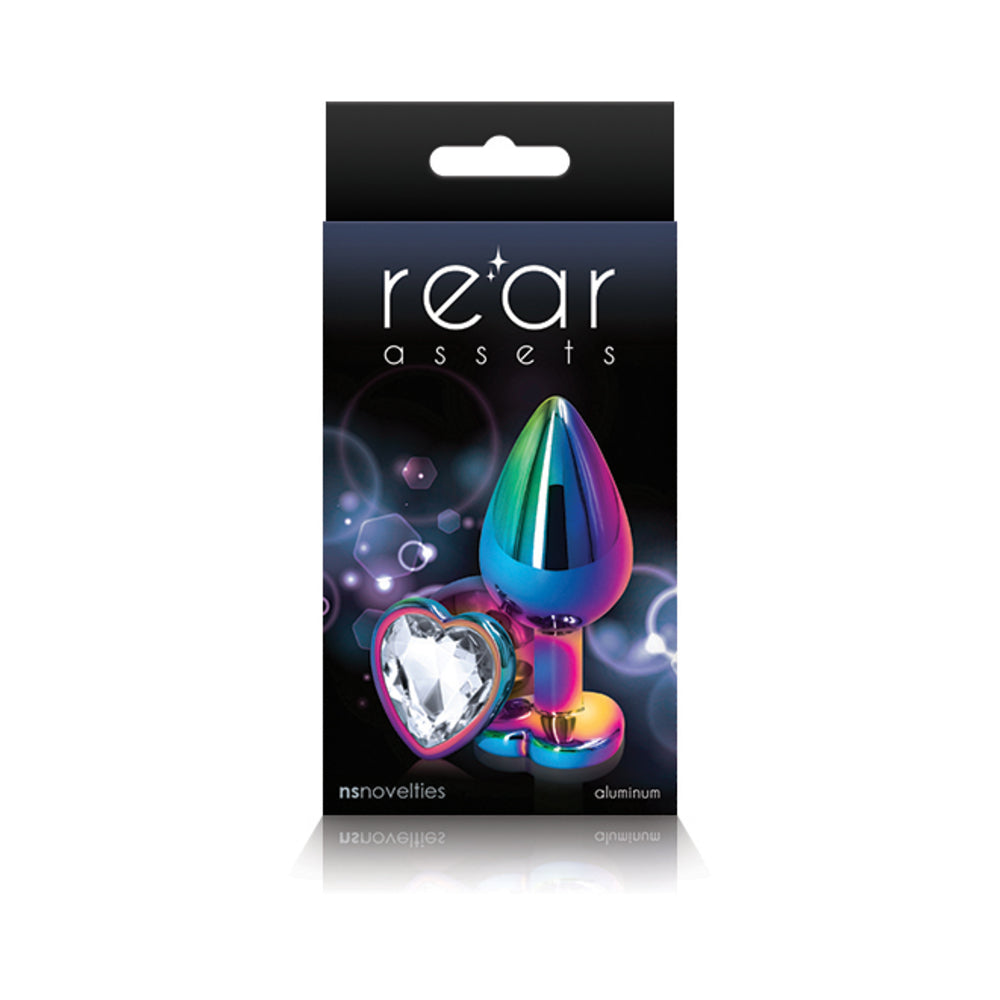 Rear Assets Mulitcolor Heart Medium Clear