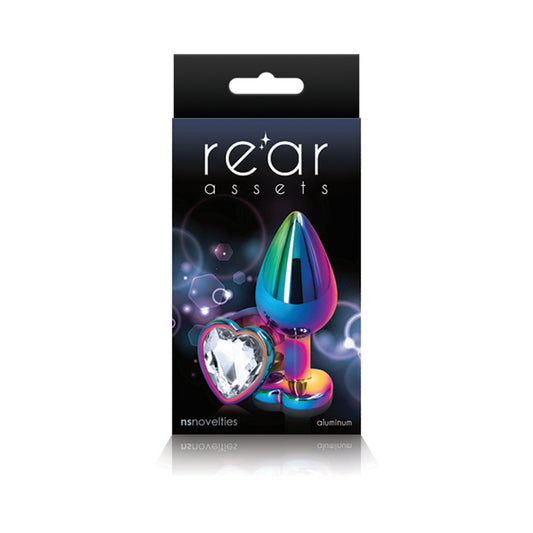 Rear Assets Mulitcolor Heart Medium Clear