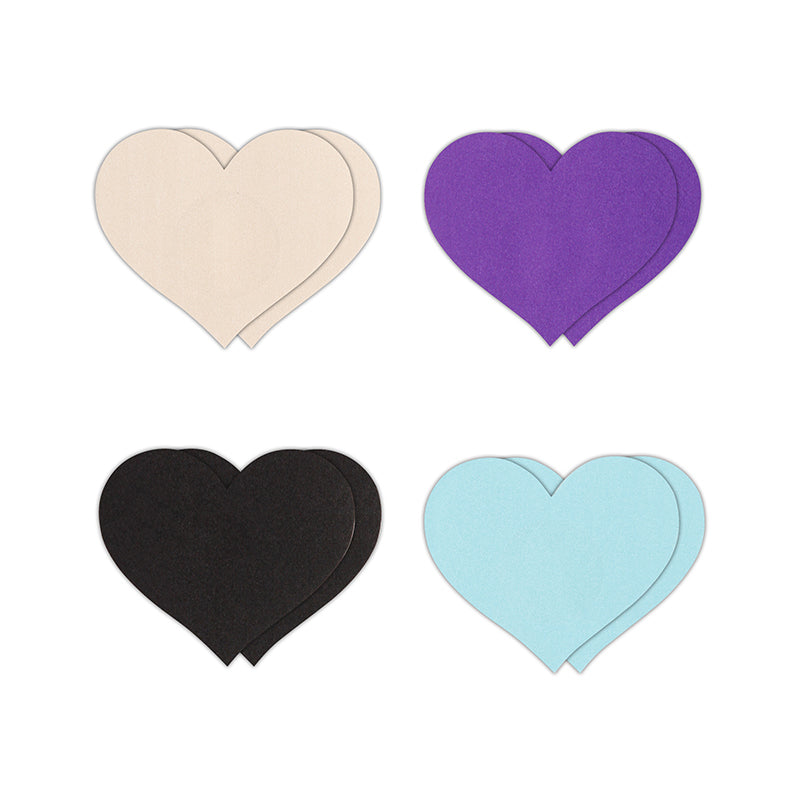 Pretty Pasties Heart I Assorted - 4 Pair