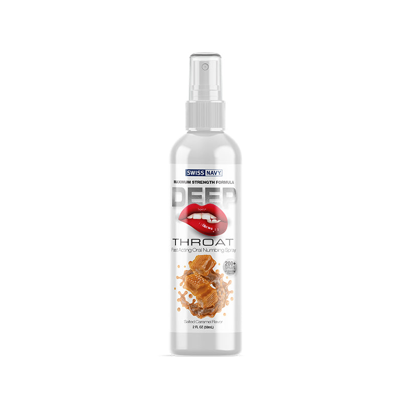 SWISS NAVY DEEP THROAT SPRAY SALTED CARAMEL 2OZ