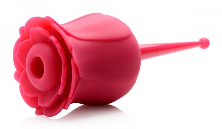 Inmi Bloomgasm Rose Buzz Dual Ended Clit Stim & Vibrator - Red