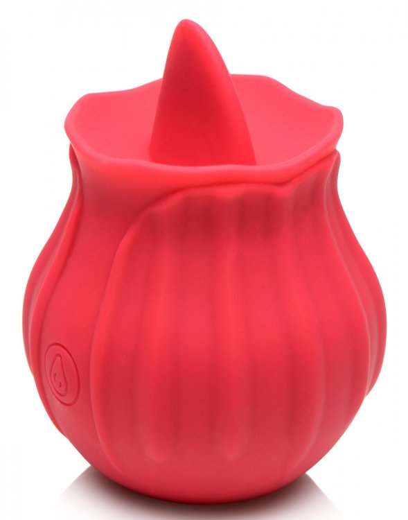 Inmi Bloomgasm Wild Violet 10X Licking Stimulator - Red