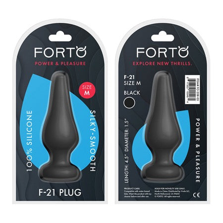 Forto F-21 Plug -  Medium Black