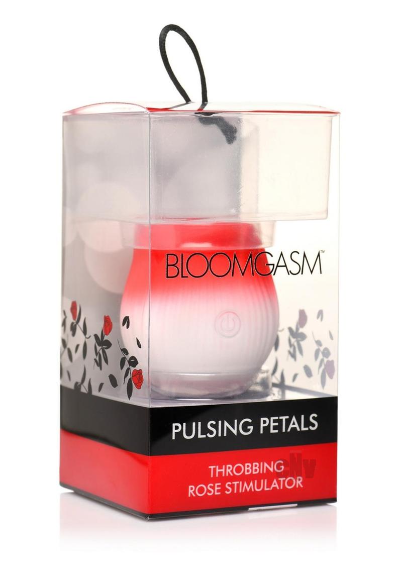 Pulsing Petals Throbbing Rose Stimulator - Red