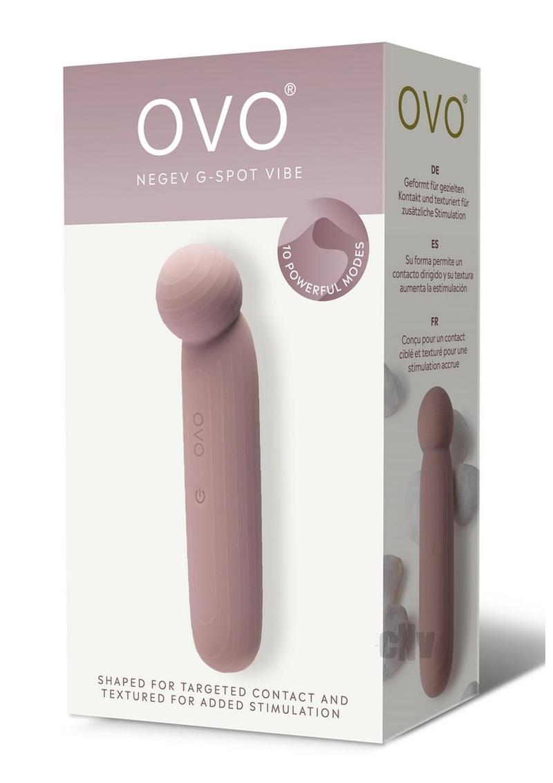 Ovo Earth Negev Gspot Vibe Brown
