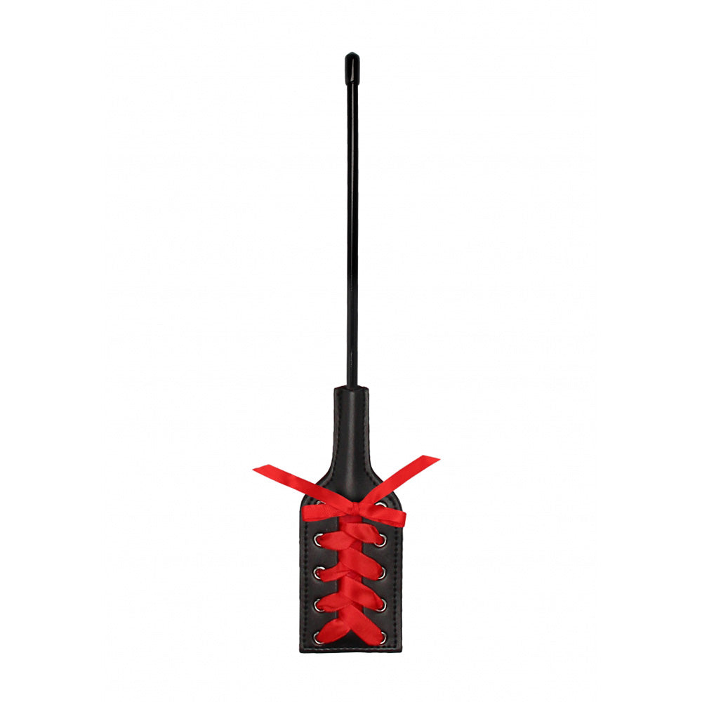 Ouch! Crop Rectangle With Red Lace - S
