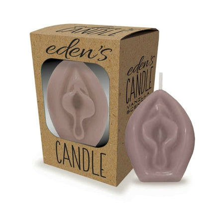 Edens Vagina Candle Taupe
