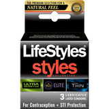 LIFESTYLES STYLES SENSITIVE 3PK