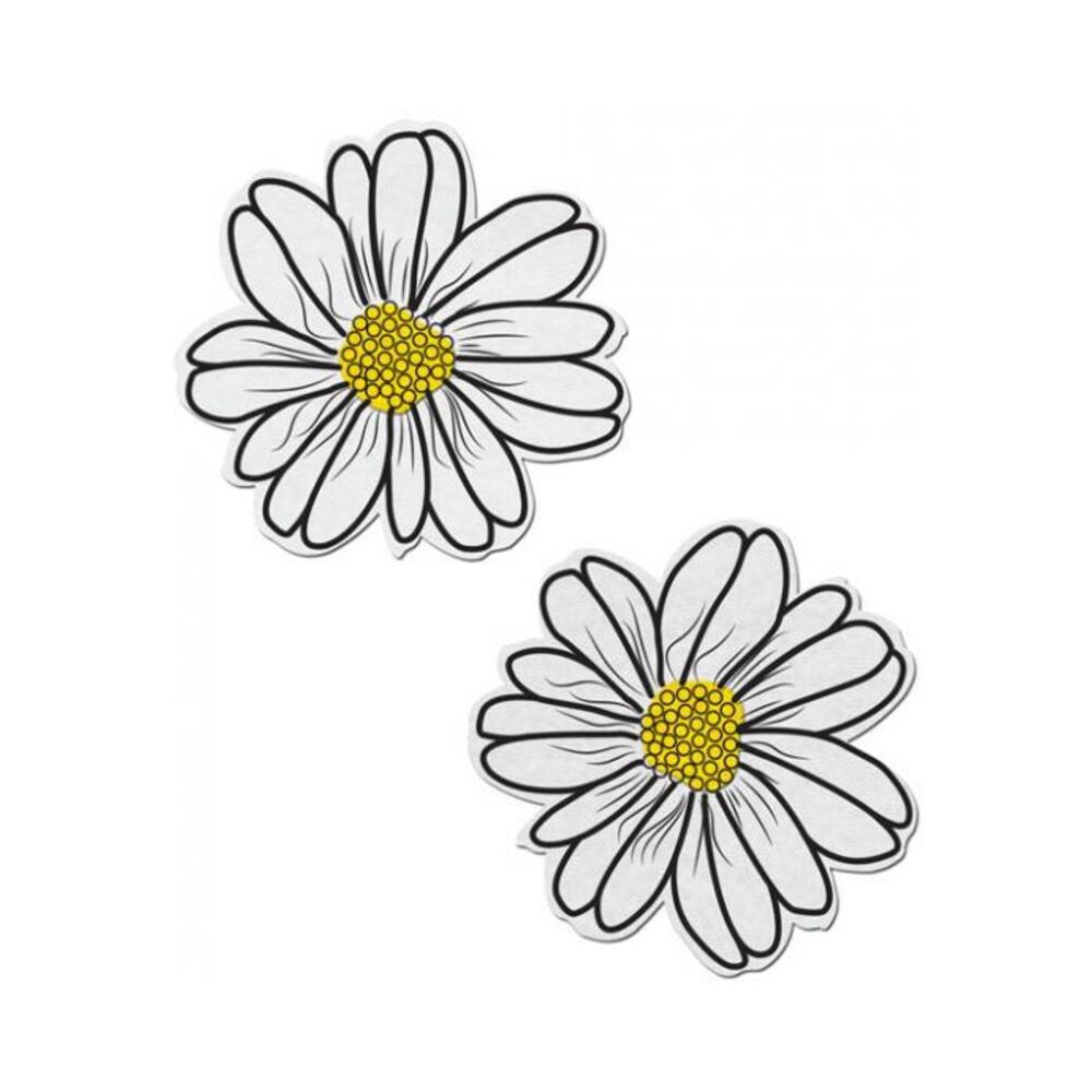 Wildflower White & Yellow Pasties O/S