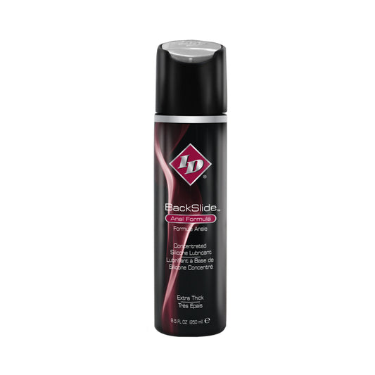 Id Backslide Silicone Anal Lubricant 8.5oz Flip Cap Bottle