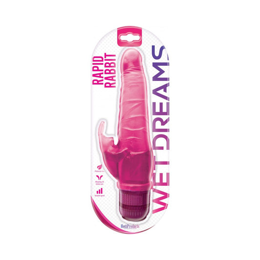 Rapid Rabbit Pink Passion Vibrator