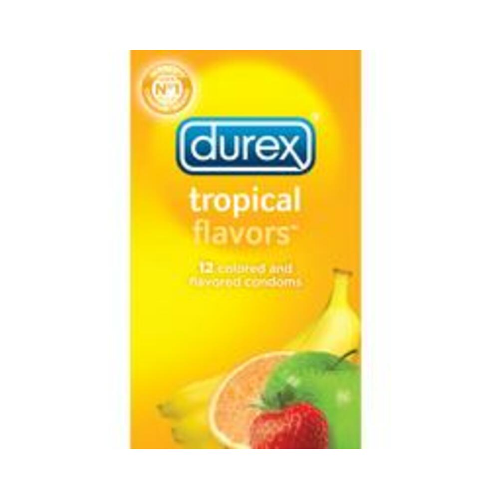 Durex Tropical Color & Scents Condoms  - Box of 12