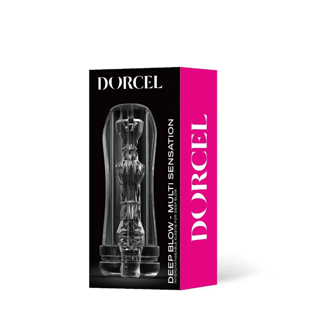 Dorcel Deep Blow Multi Sensation Sleeve - Clear