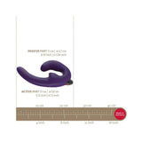 Fun Factory Sharevibe Vibrating Wearable Dildo - Pink