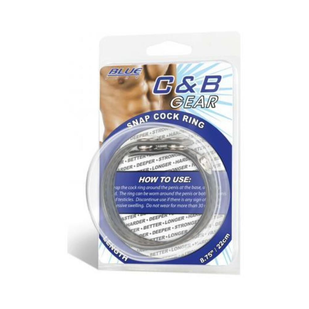 C & B Gear Snap Cock Ring Black 2