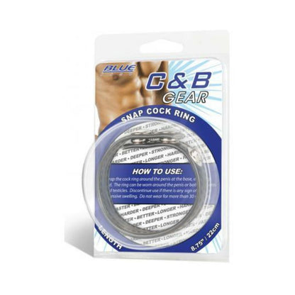 C & B Gear Snap Cock Ring Black 2