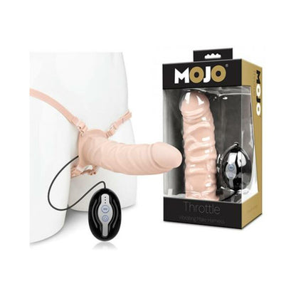 Mojo Throttle Vibrating Male Harness Beige