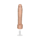 The Naturals 12 inches Dong With Balls Beige